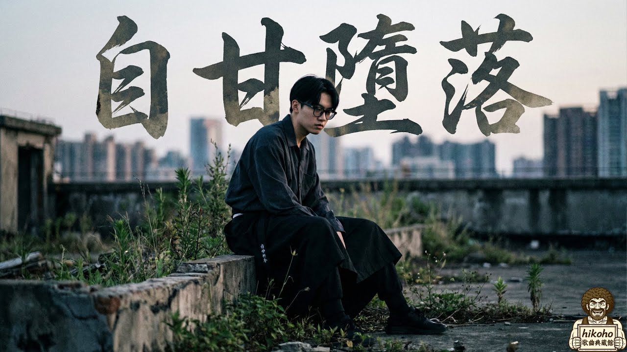 自甘墮落｜Official Lyric Video｜hikoho歌曲典藏館#314 #Music #lyricvideo #newsong #原創歌曲 #另類搖滾