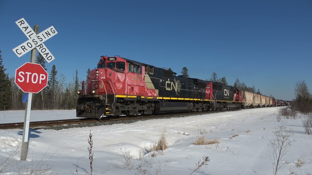 Railfanning the CN Manistique Sub February 15, 2026 Featuring C44-9WL Leader on L544