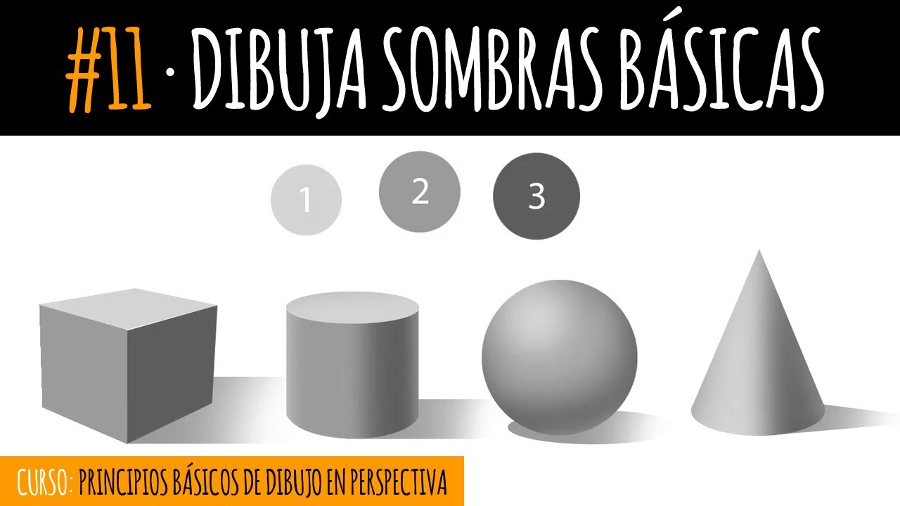 Dibuja sombras básicas (Curso de dibujo)