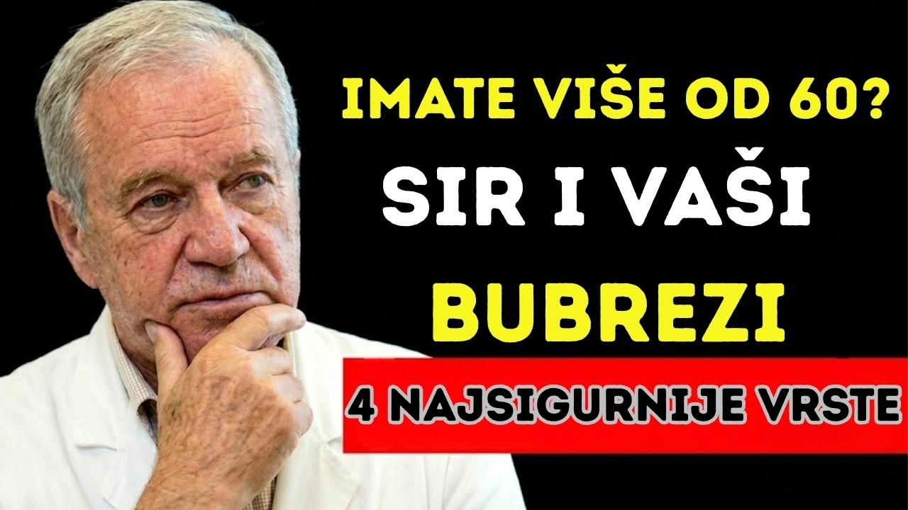 Poslije 60: Najbolja 4 Sira za Izbacivanje Toksina i Brzu Obnovu Bubrega