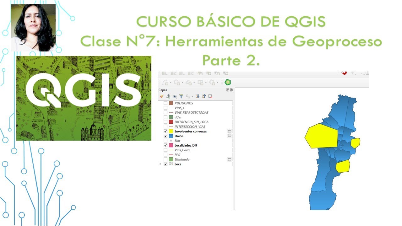 CURSO BÁSICO DE QGIS 3.14.Pi. Clase N° 7. Herramientas de Geoproceso Parte 2. 2020