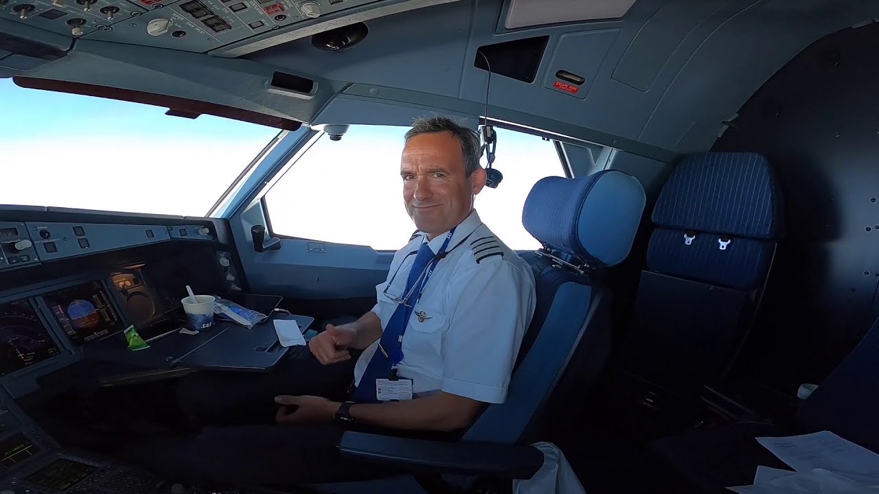 Комфорт пилота в Airbus 330.