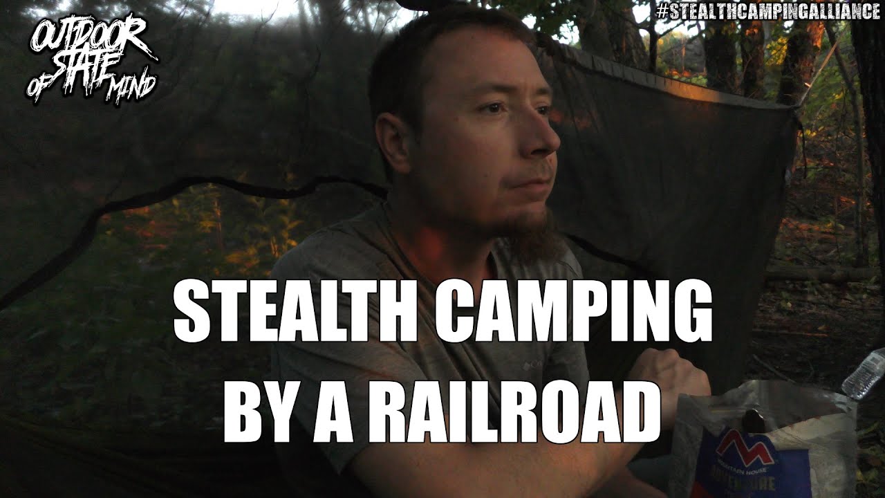 STEALTH CAMPING by a Railroad & Power Plant