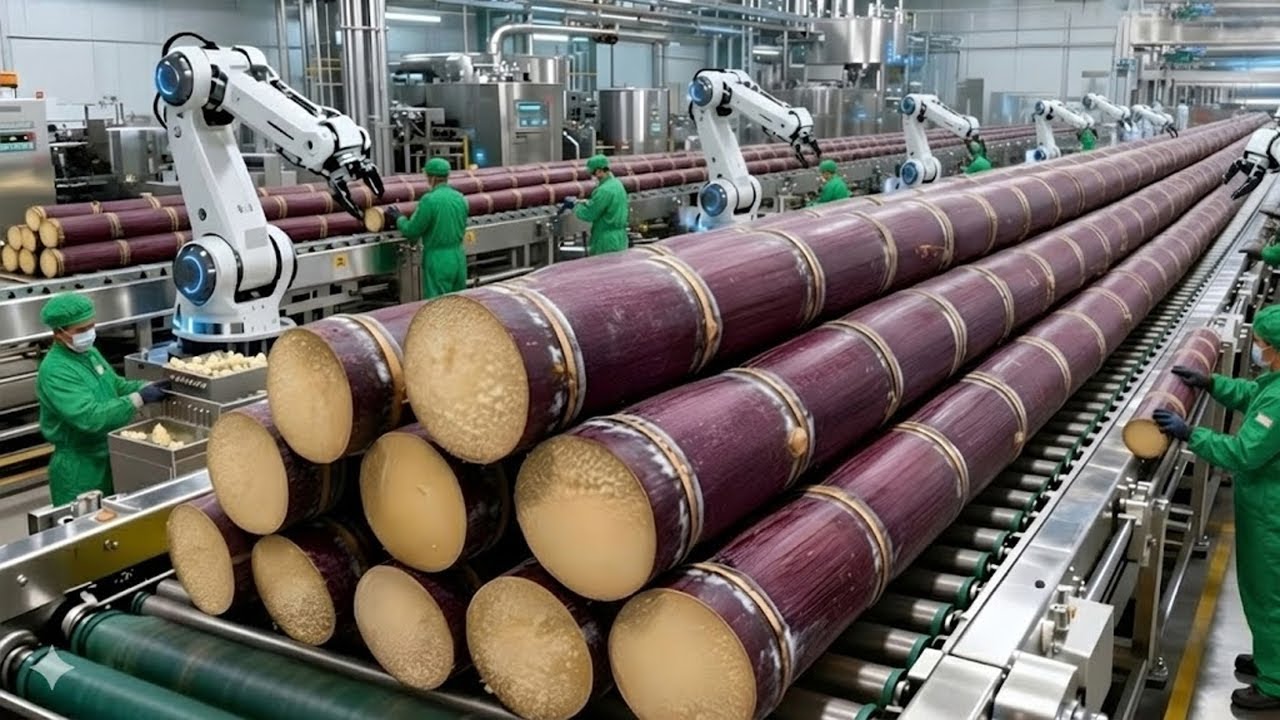Inside a sugar mill - The process of harvesting sugarcane to produce sugar