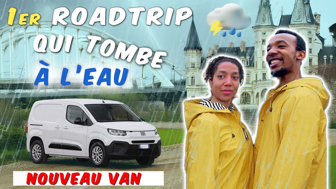 🚐 Road trip improvisé : de Rennes à Saumur sous la pluie | Présentation du van - Episode 2