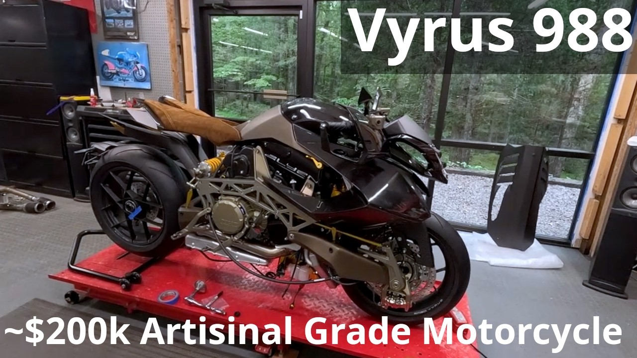 Vyrus 988 &mdash; мотоцикл стоимостью 200 тысяч долларов, созданный основателем Vyrus | 4К