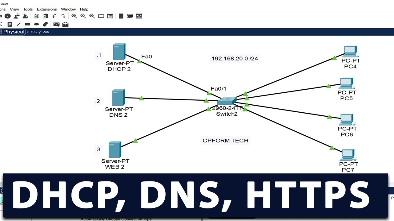 Configurer des Serveurs DHCP, DNS et WEB Facilement