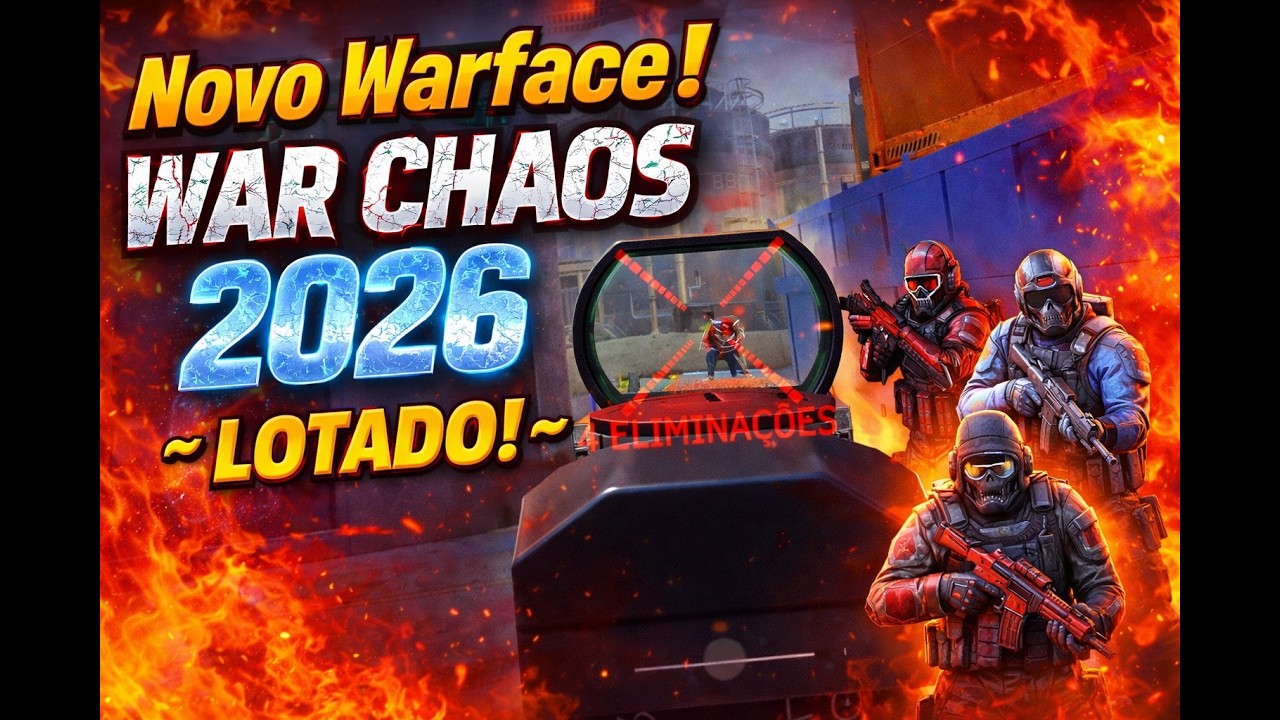 JOGANDO O NOVO WARFACE! - WAR CHAOS - 2026