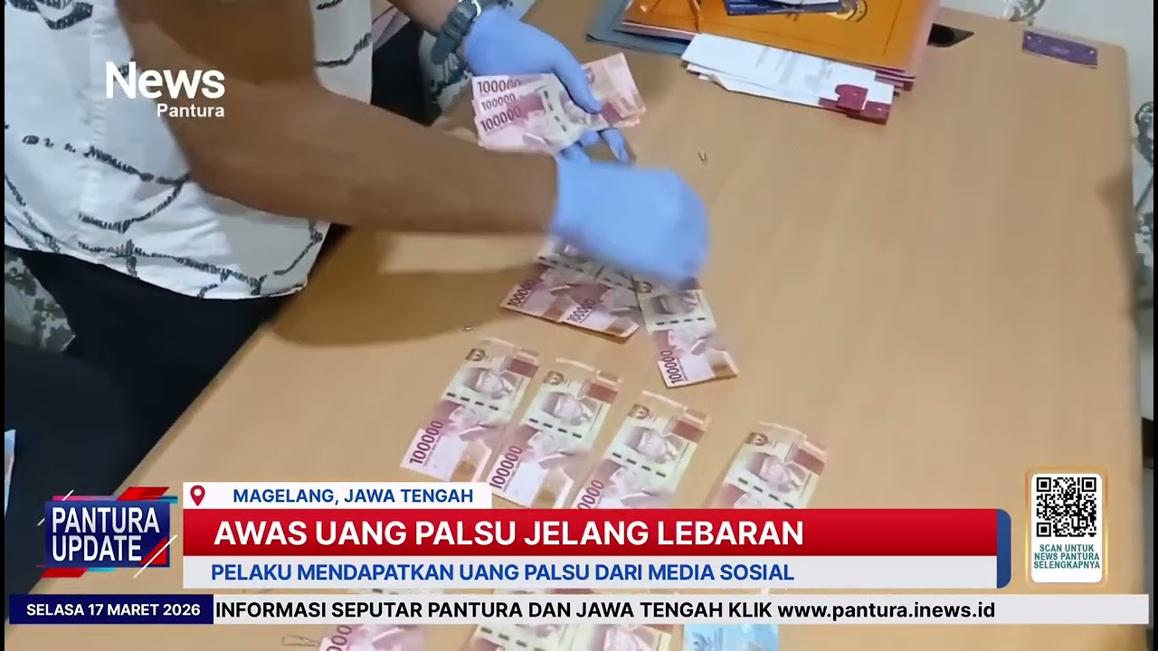 Pengedar uang palsu di Magelang beli dari medsos dan diedarkan di pasar