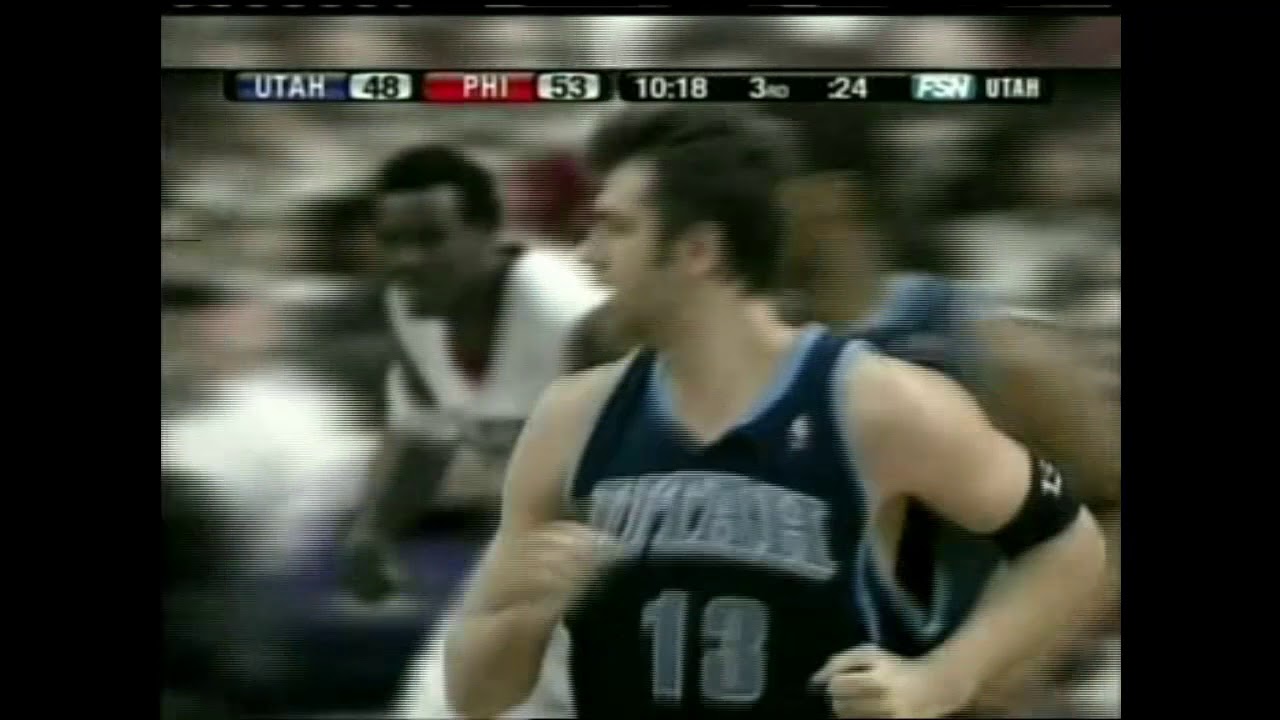 Mehmet Okur 25 Points 8 Ast @ Philadelphia, 2005-06.