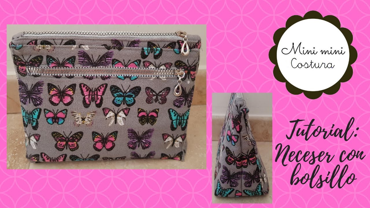 TUTORIAL: NECESER CON BOLSILLO/COSMETIQUERA