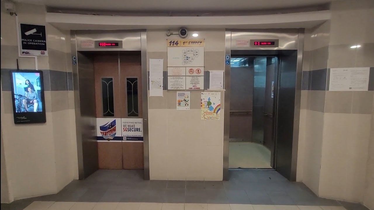 Speedy LG lifts at Blk 114 Punggol