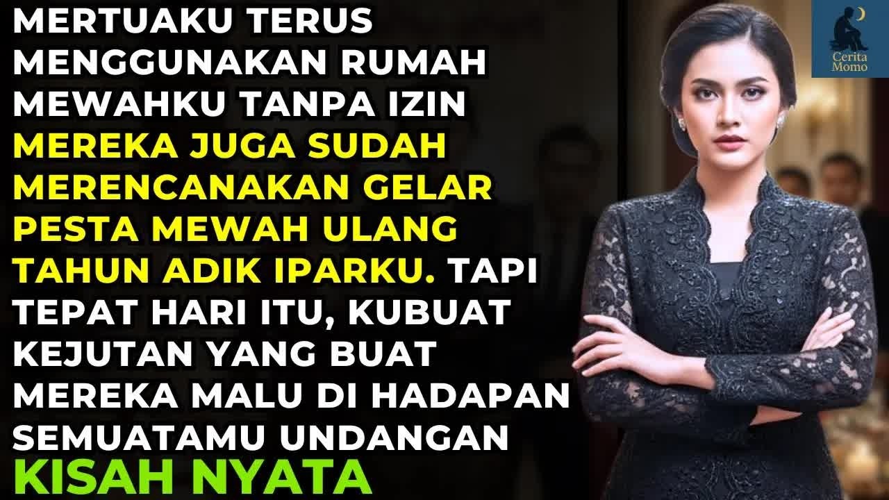 MERTUA SOK KAYA PAKAI RUMAHKU, KARTU KREDIT KUBLOKIR SAAT PESTA!, MEREKA  MENANGIS DIHADAPAN TAMU