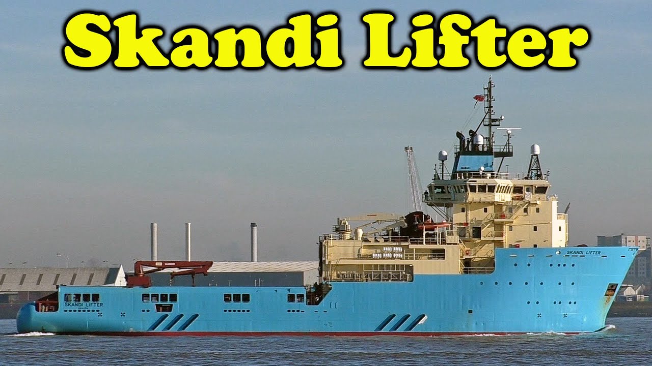 Skandi Lifter Offshore Tug / Supply Ship Inbound On The Mersey