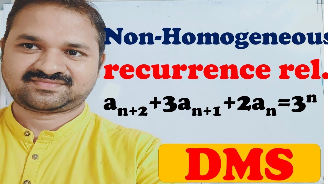 Solve Non homogeneous Recurrence Relation for b^n || a  n+2  + 3a n+1 + 2 an=3^n  for a0=0 an d a1=1
