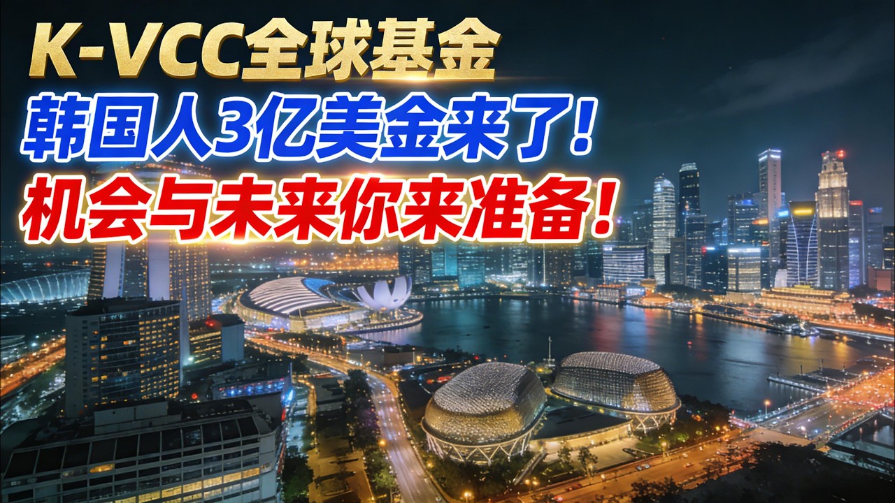 韩国人拿3亿美元来新加坡投AI：是抢工作还是抬工资？机会和未来看你怎么准备！