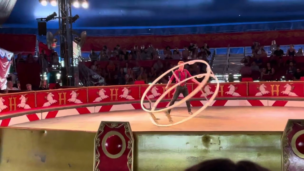 Circus Hoop Performance