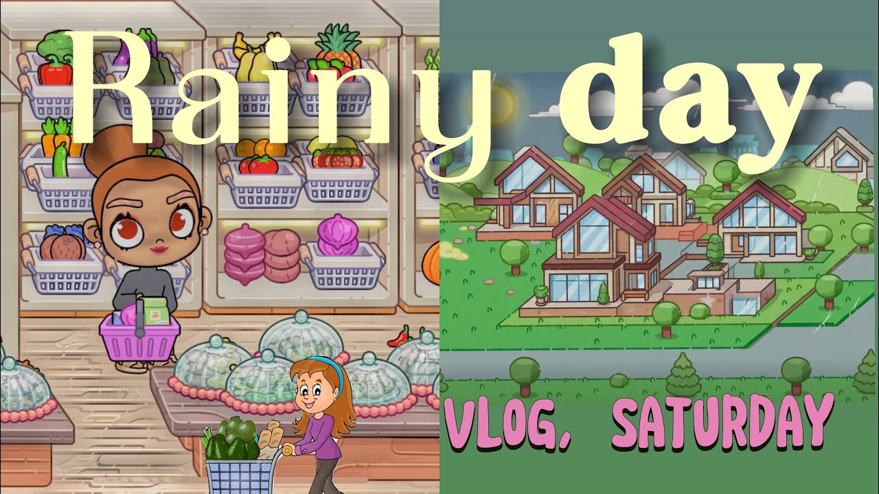 Rainy day 🌧️🛒🛍️