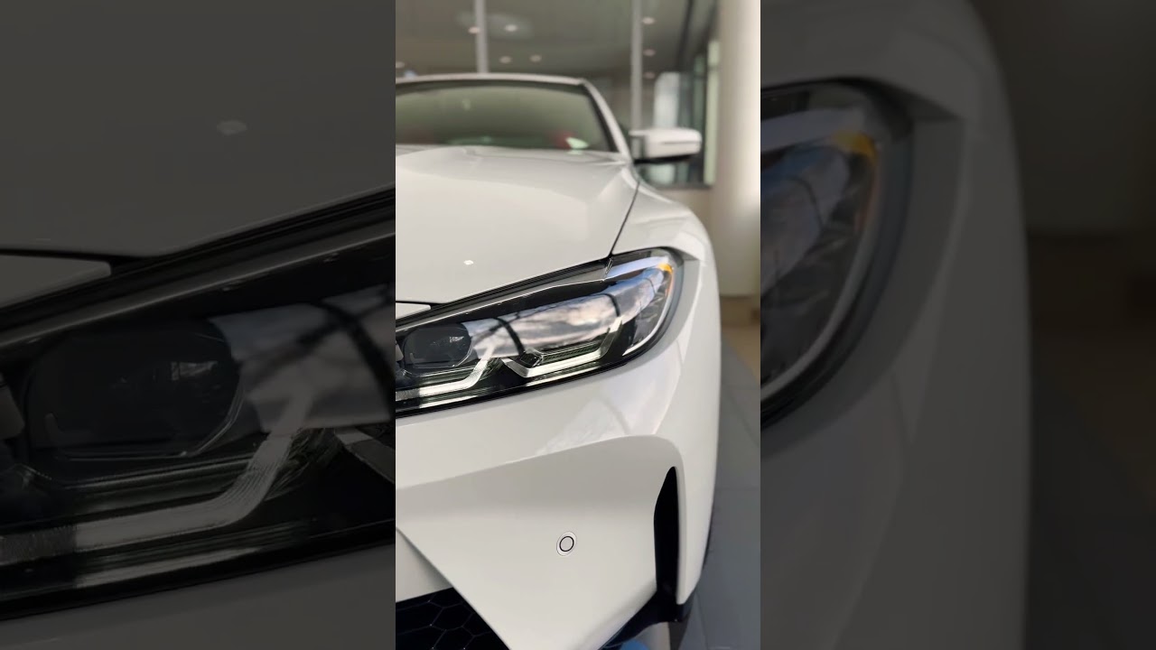 2023 BMW M4 Competition in Alpine White on Fiona Red with M Carbon Ceramic Brakes!! #BMW #BMWM