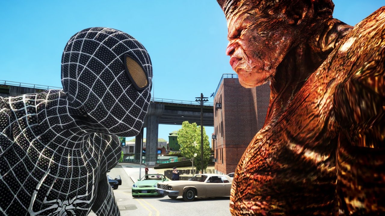 Black Spiderman vs Rhino - Epic Battle
