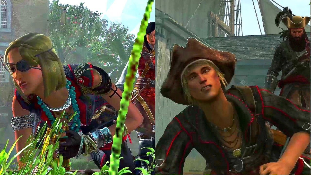 AC4 Multiplayer DLC New characters Siren,Stowaway,Shaman. New Maps Kingston,Charlestown preview
