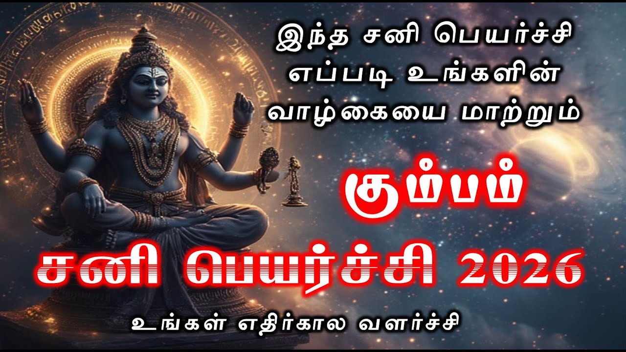 Kumbam  – Sani Peyarchi palan| கும்பம் சனி பெயர்ச்சி பலன் | Sani Peyarchi Palan Aquarius #kumbam