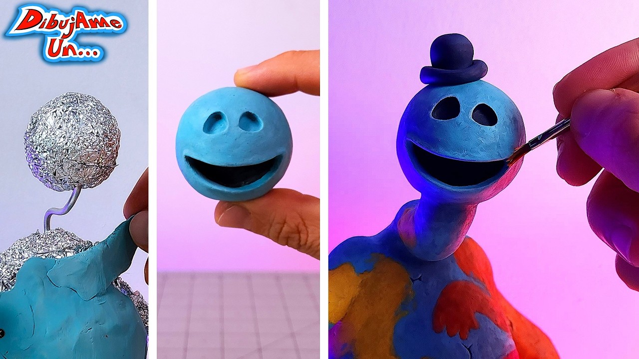 Como hacer DOEY Escultura de plastilina Poppy Playtime Chapter 4. How to DOEY in clay. DibujAme Un