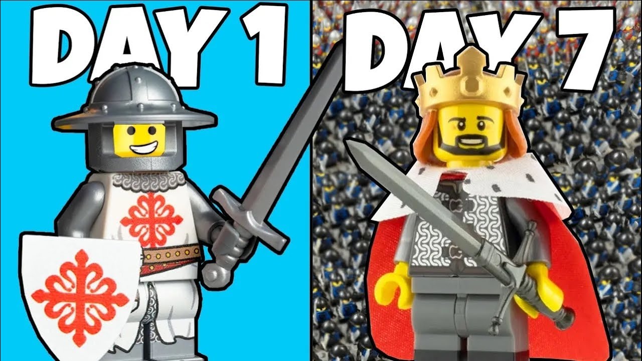 Construí un ejército medieval LEGO en 7 días...
