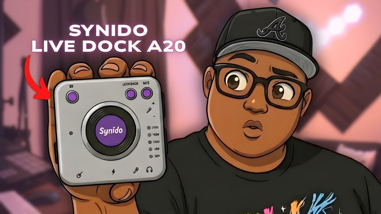 Мини-студия звукозаписи? | Аудиоинтерфейс Synido Live Dock A20 | @synidotech