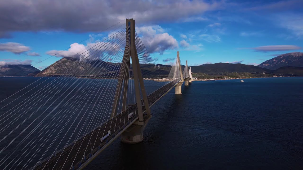 Greece&rsquo;s Most Impressive Bridge from Above! 🇬🇷✨#shorts
