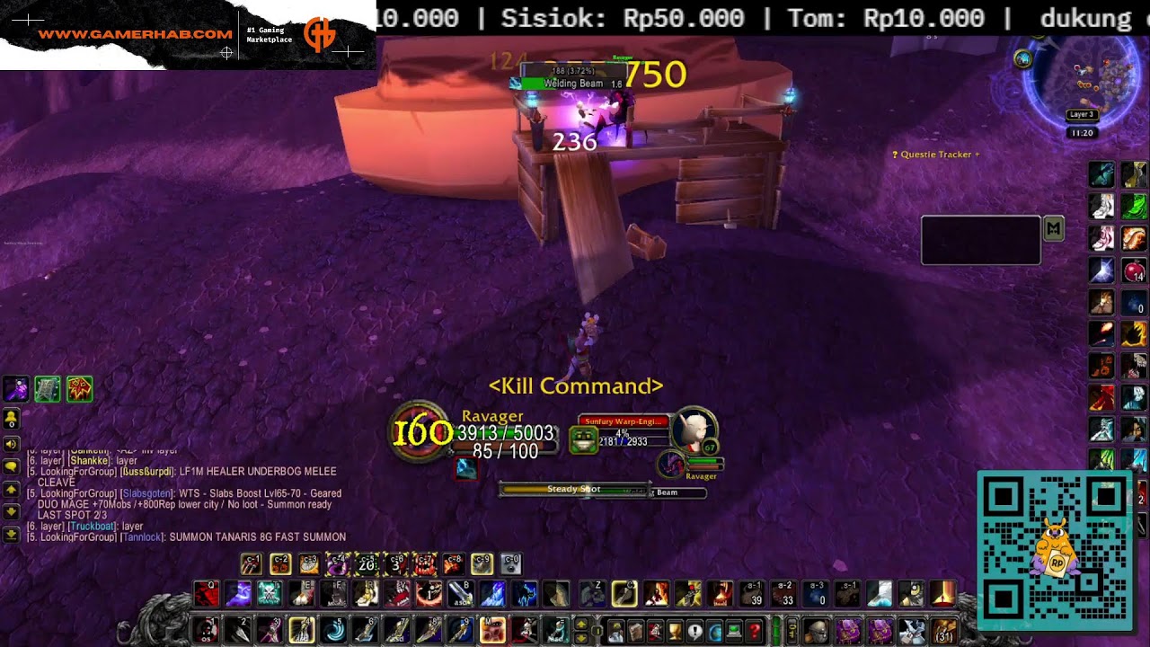 LIVE : Hunter grinding di luaran , Tapi dimna? || World of warcraft TBC anniv