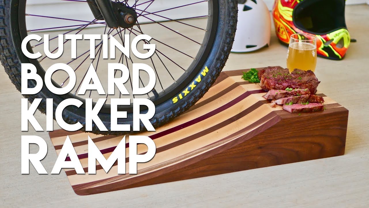 Cutting Board Kicker Ramp with Seth's Bike Hacks | How To Build - Woodworking