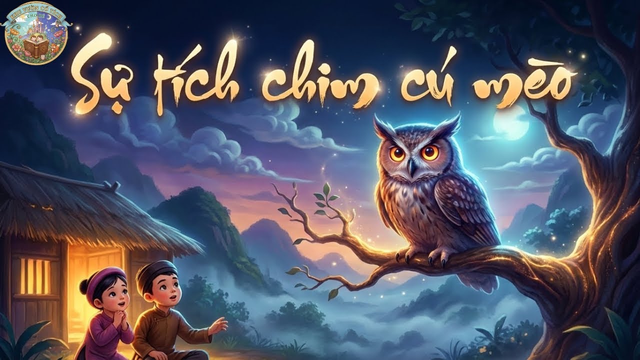 Hé lộ sự thật về chim cú mèo qua truyện cổ tích Việt Nam: Không phải lúc nào cũng là điềm xấu.