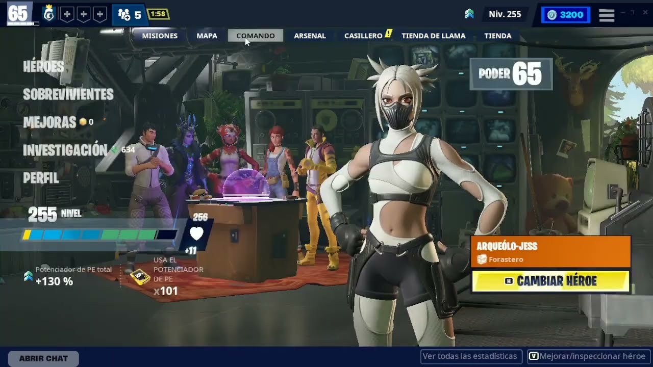 AZUL BIEN OSCURO|FORTNITE STW|CAMPAÑA EN ESPAÑOL LATINO