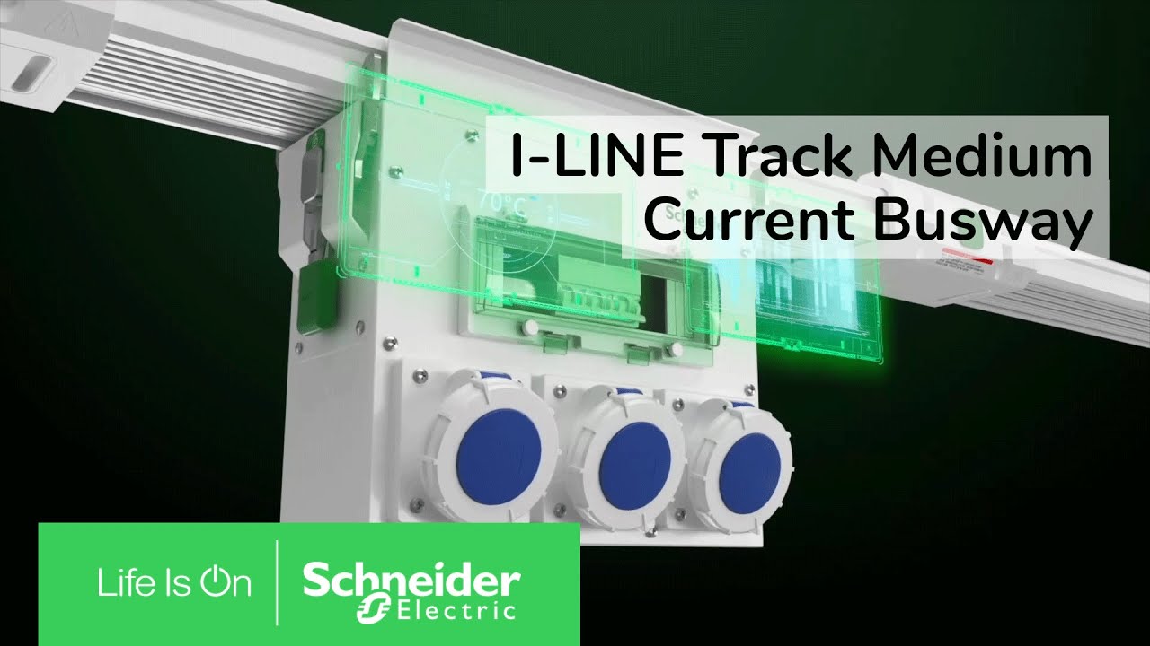 Шинопровод среднего тока I-LINE Track | Schneider Electric