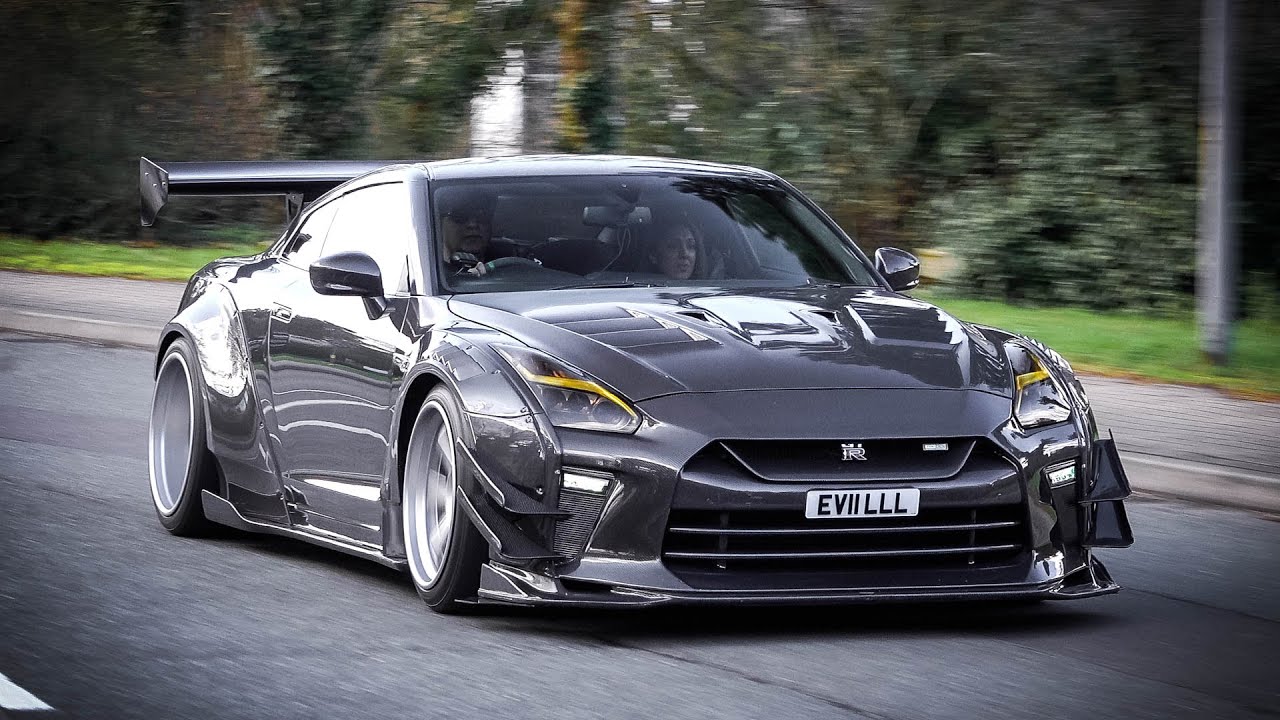 Cars Leaving Car Meet March 2022 - [Surrey Car Meet] [Widebody GTR R35, RS6, MC20, M3, AMG GTR]