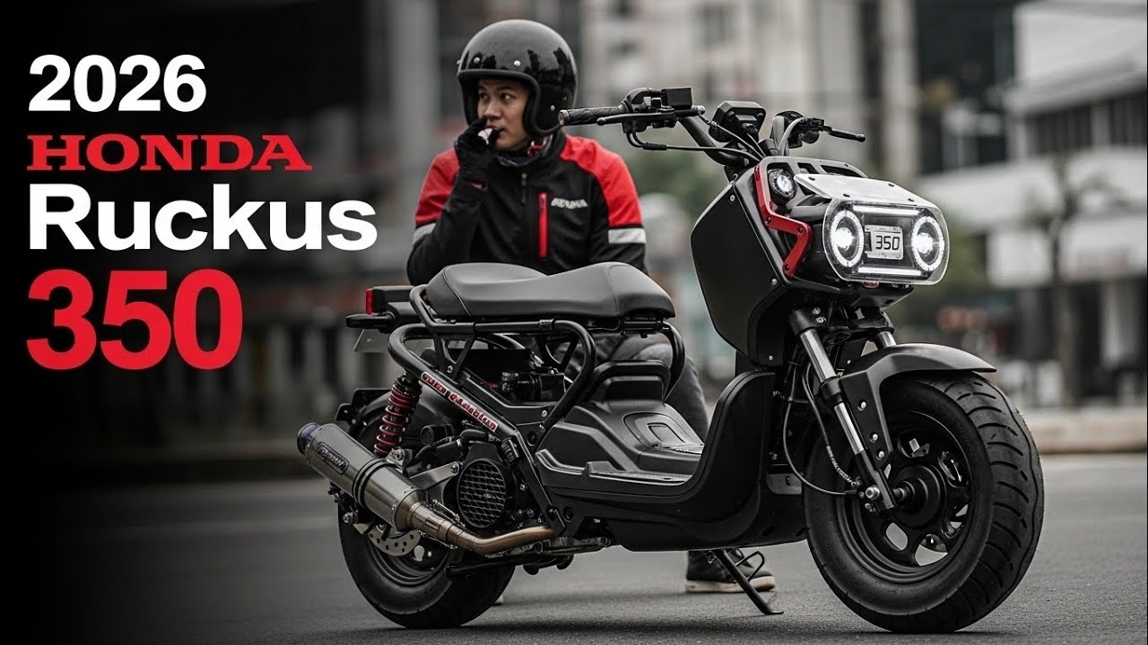 Big Engine, Small Body – 2026 Honda Ruckus 350 Review
