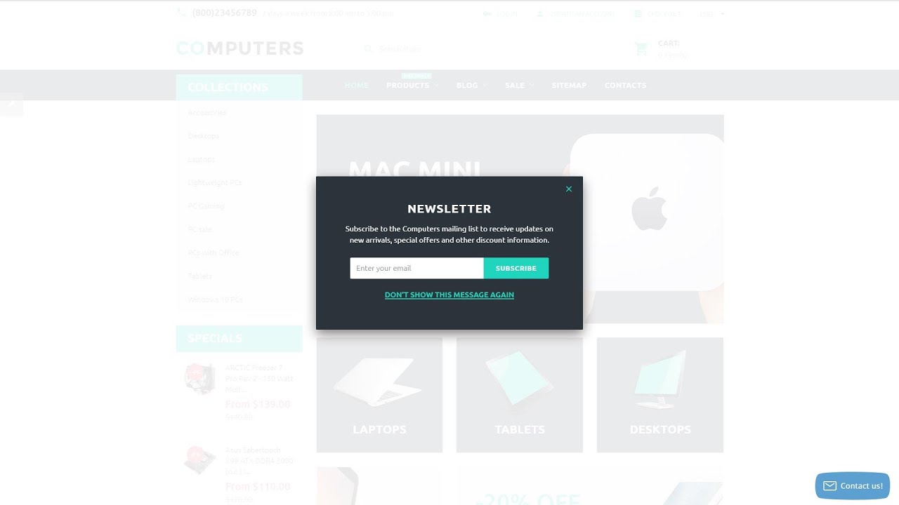 Computers Shopify Theme by RockThemes Website Template - 57935
