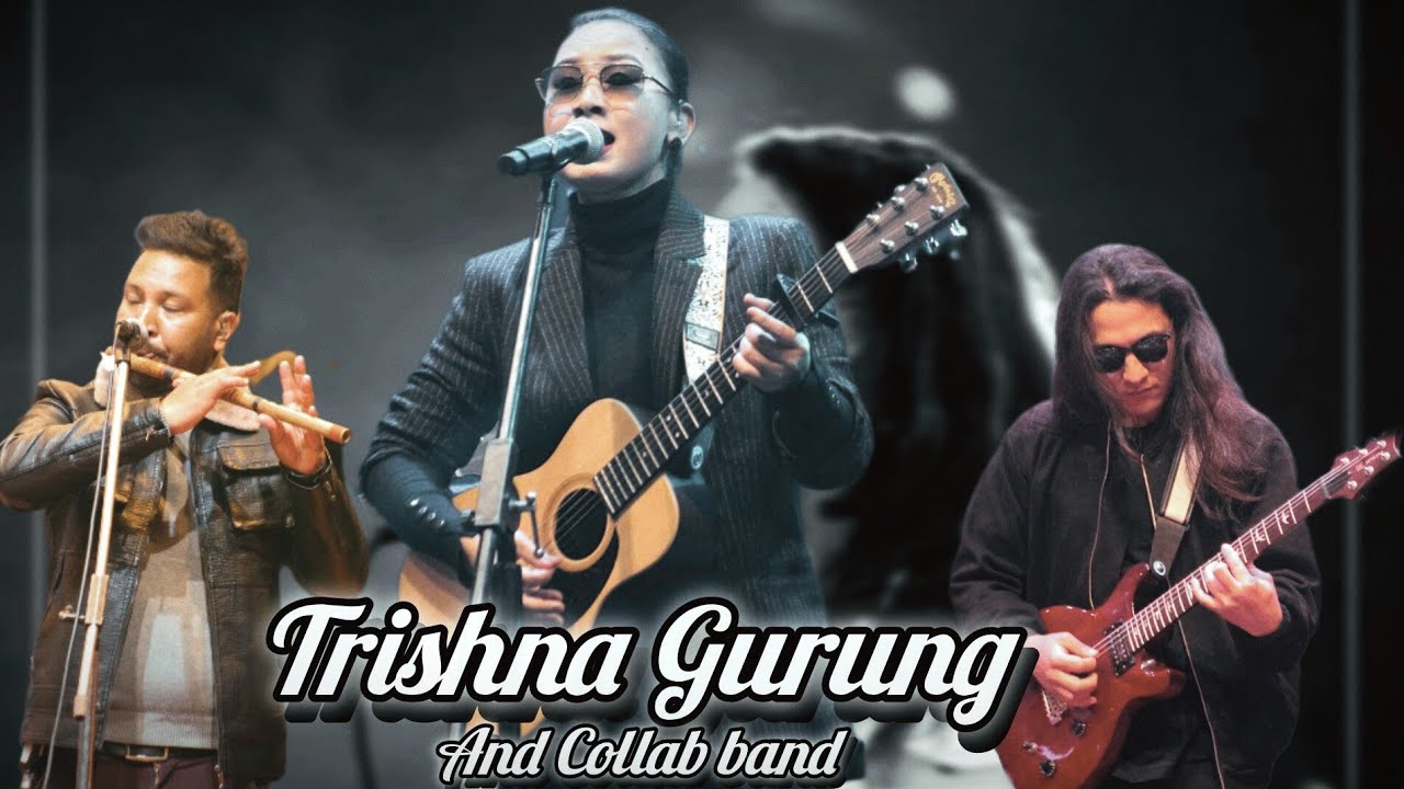 Trishna Gurung at bhimad crowd 😱😱😱