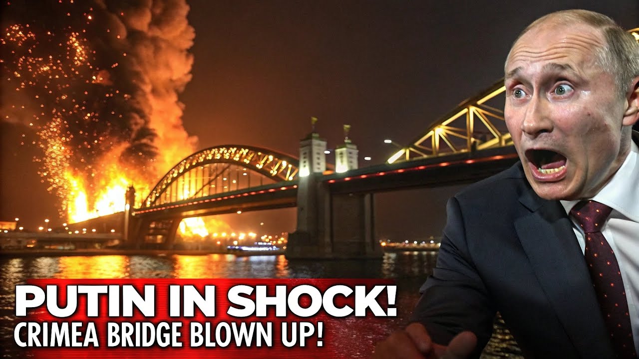 Crimea Bridge in Flames! The Shocking Truth Behind the Blast&rdquo;