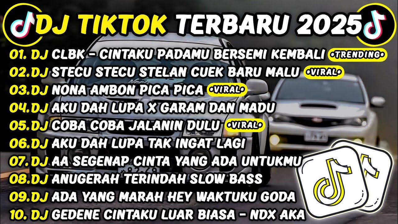 DJ TIKTOK TERBARU 2025🎵DJ CLBK - CINTAKU PADAMU BERSEMI KEMBALI🎵DJ STECU STECU STELAN CUEK REMIX