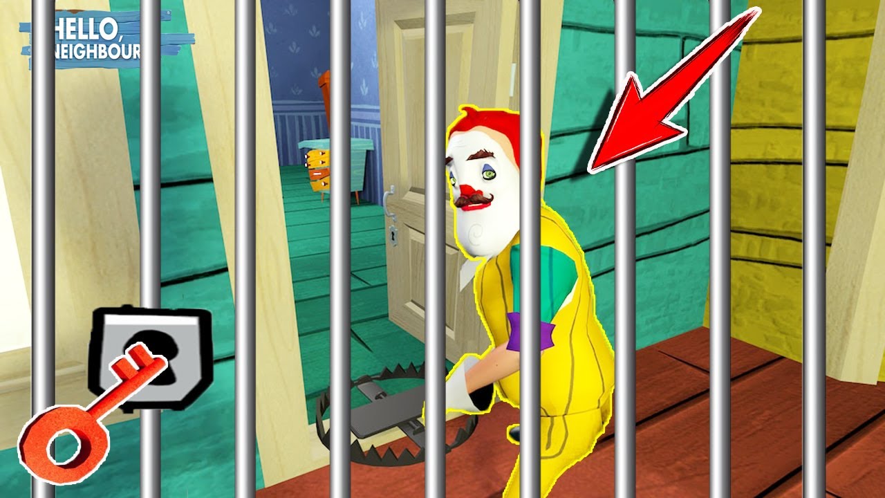 PALYAÇO KOMŞU HAPİSTE 😱 Hello Neighbor Yeni Macera