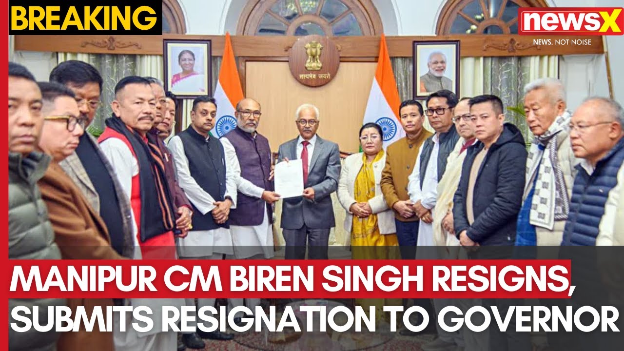 Manipur CM Biren Singh Resigns | Submits Resignation to Governor | NewsX
