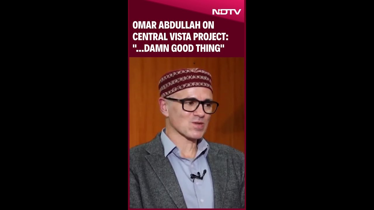 Omar Abdullah Interview | Omar Abdullah On Central Vista Project: 