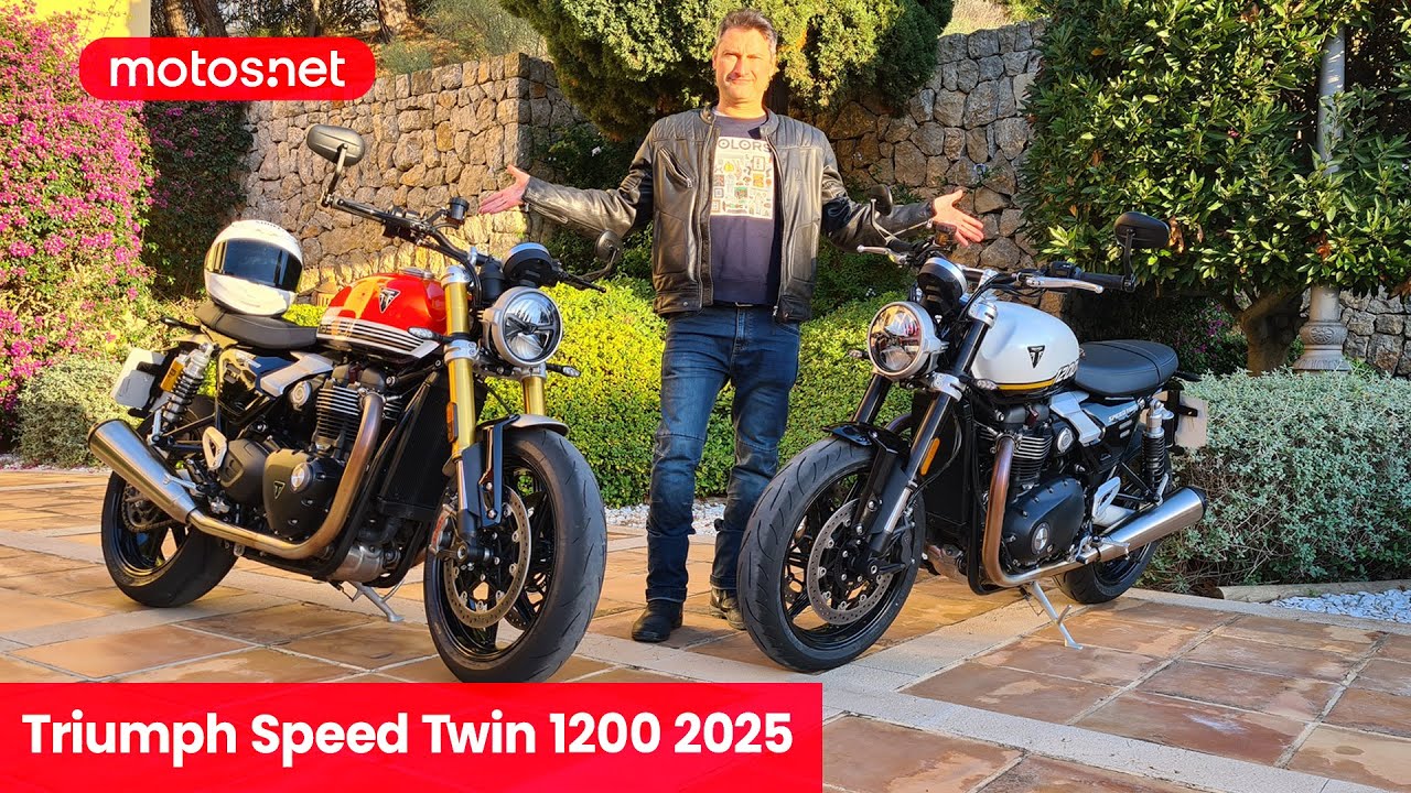 🆒 Triumph Speed Twin 1200 2025 / 105 CV, IMU y mucho más... / Presentación / Review / motos.net