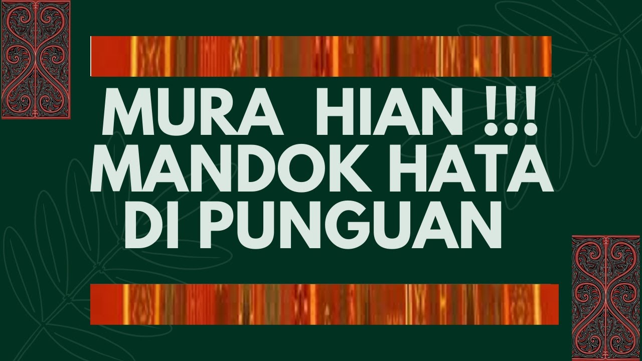 MANDOK HATA DI PUNGUAN ( STM, PARTANGIANGAN, KELOMPOK TANI, SEKTOR, PUNGUAN AMA/INA )