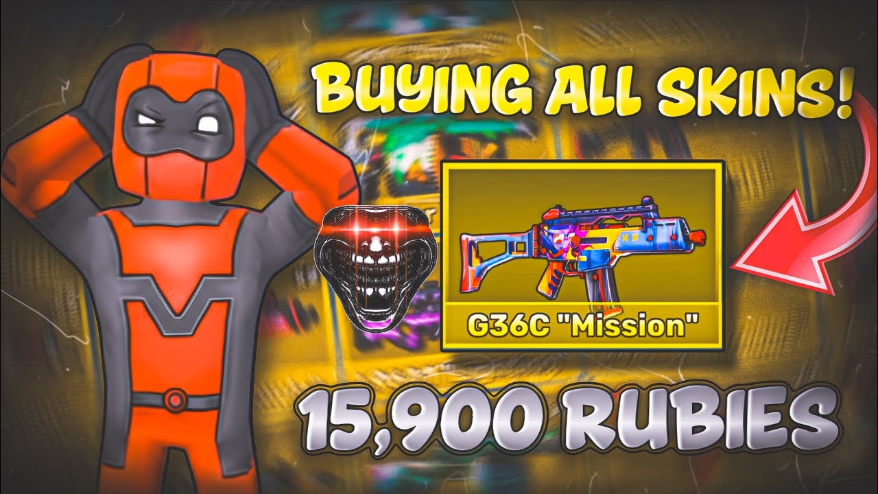 15 900 рубинов продано 💎 | Покупаю G36C, все скины 😱 | KUBOOM 3D