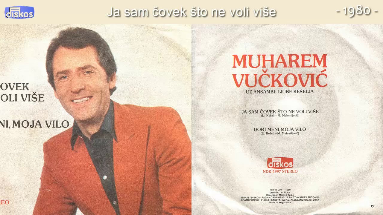Muharem Vuckovic - Ja sam covek sto ne voli vise - (Audio 1980)