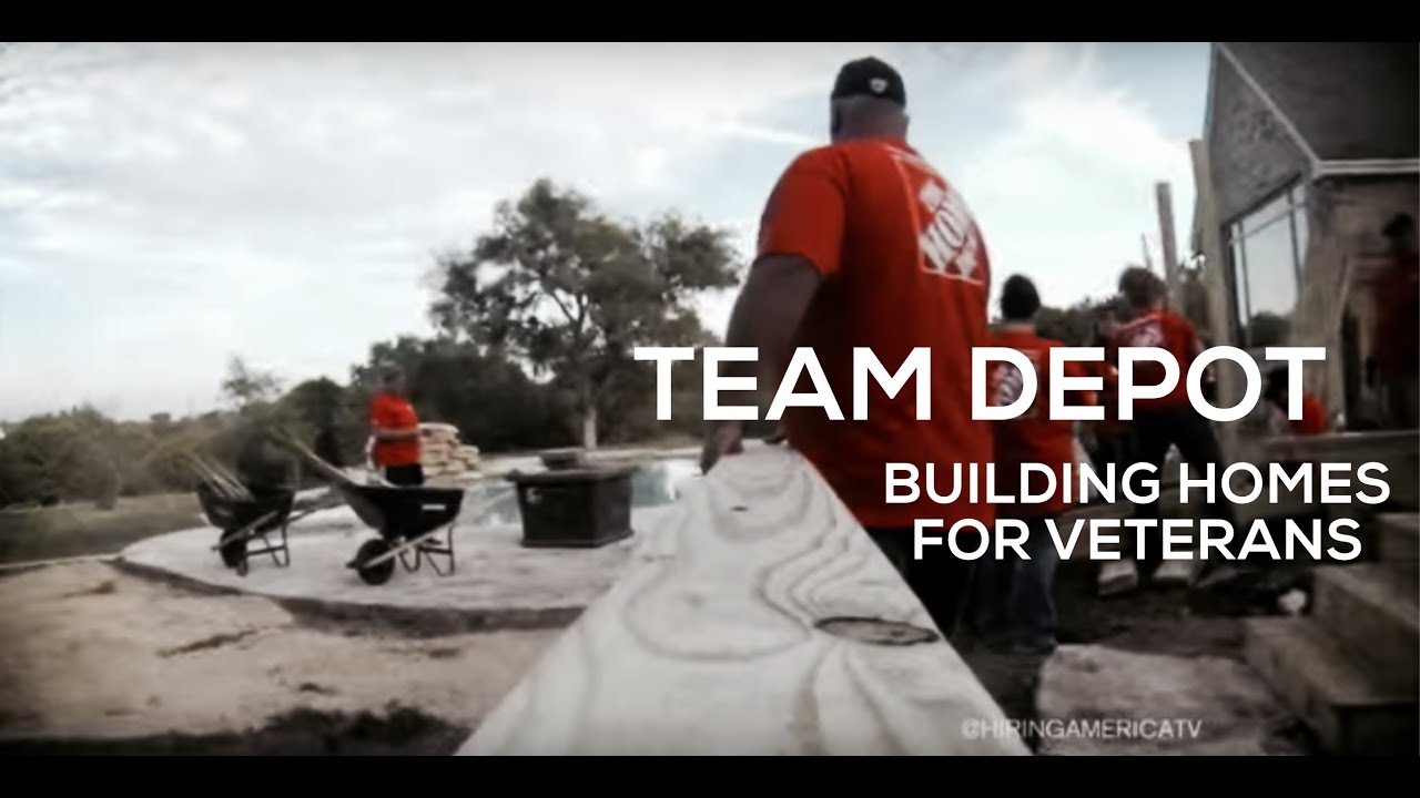 Team Depot Building Homes for Veterans