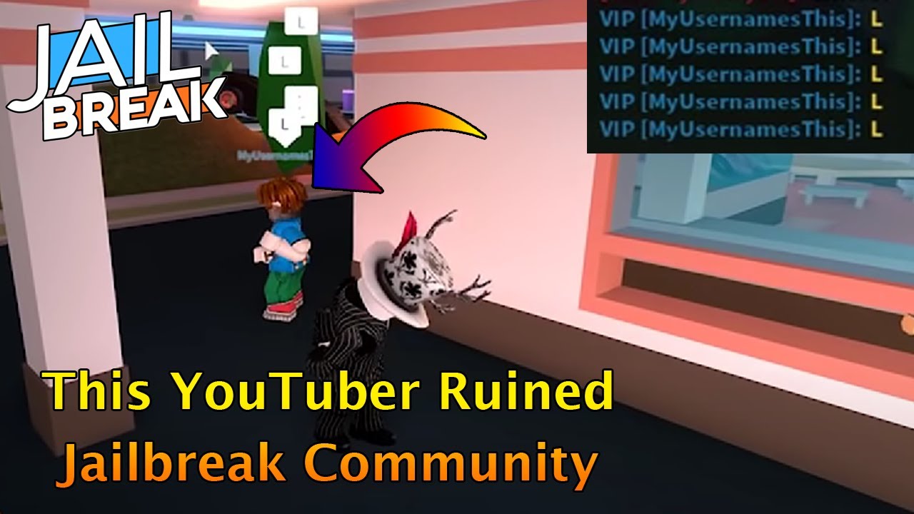 How MyUsernamesThis Ruined Roblox Jailbreak Community...